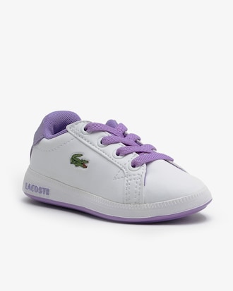 Sneakers Lacoste Graduate con tac&oacute;n abierto sint&eacute;tico para beb&eacute;