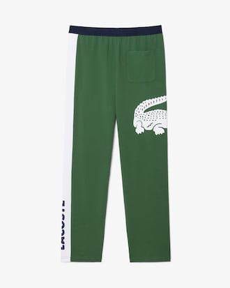 Men's Printed Fleece Loungewear Pants