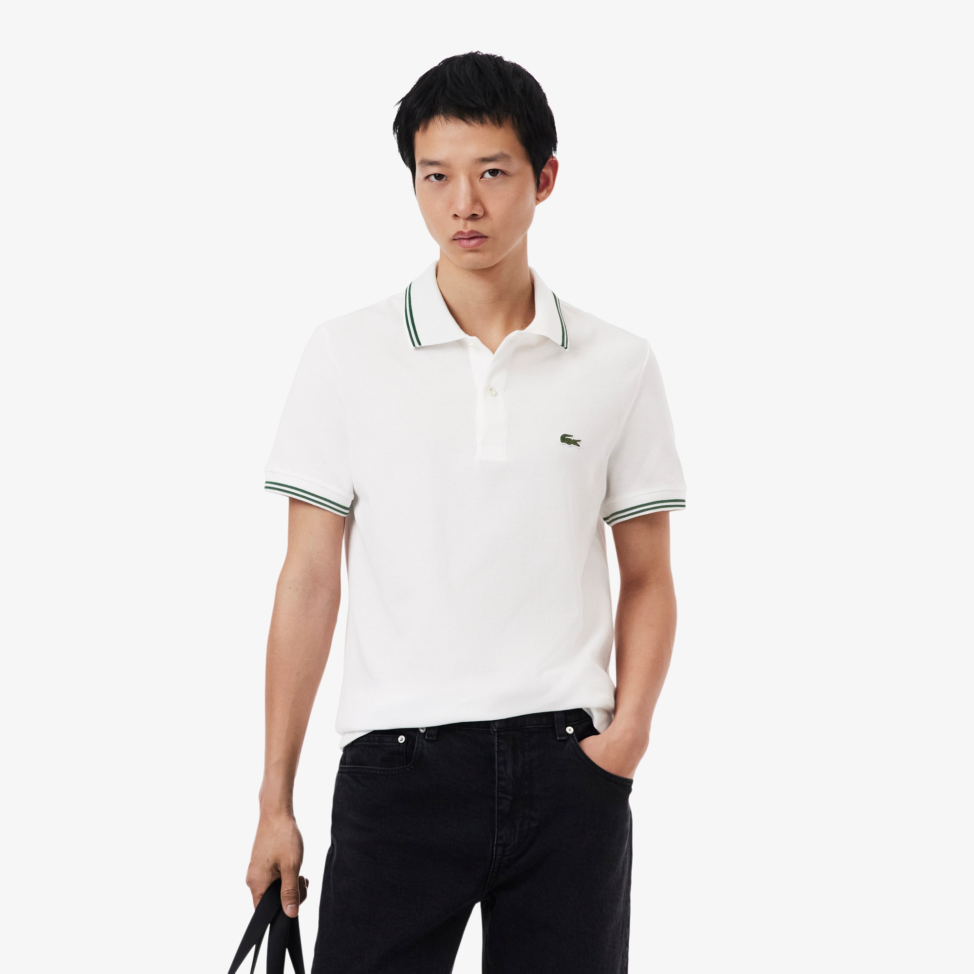 Men's Regular Fit Trim Accent L.12.12 Polo - Polo Shirts - New In