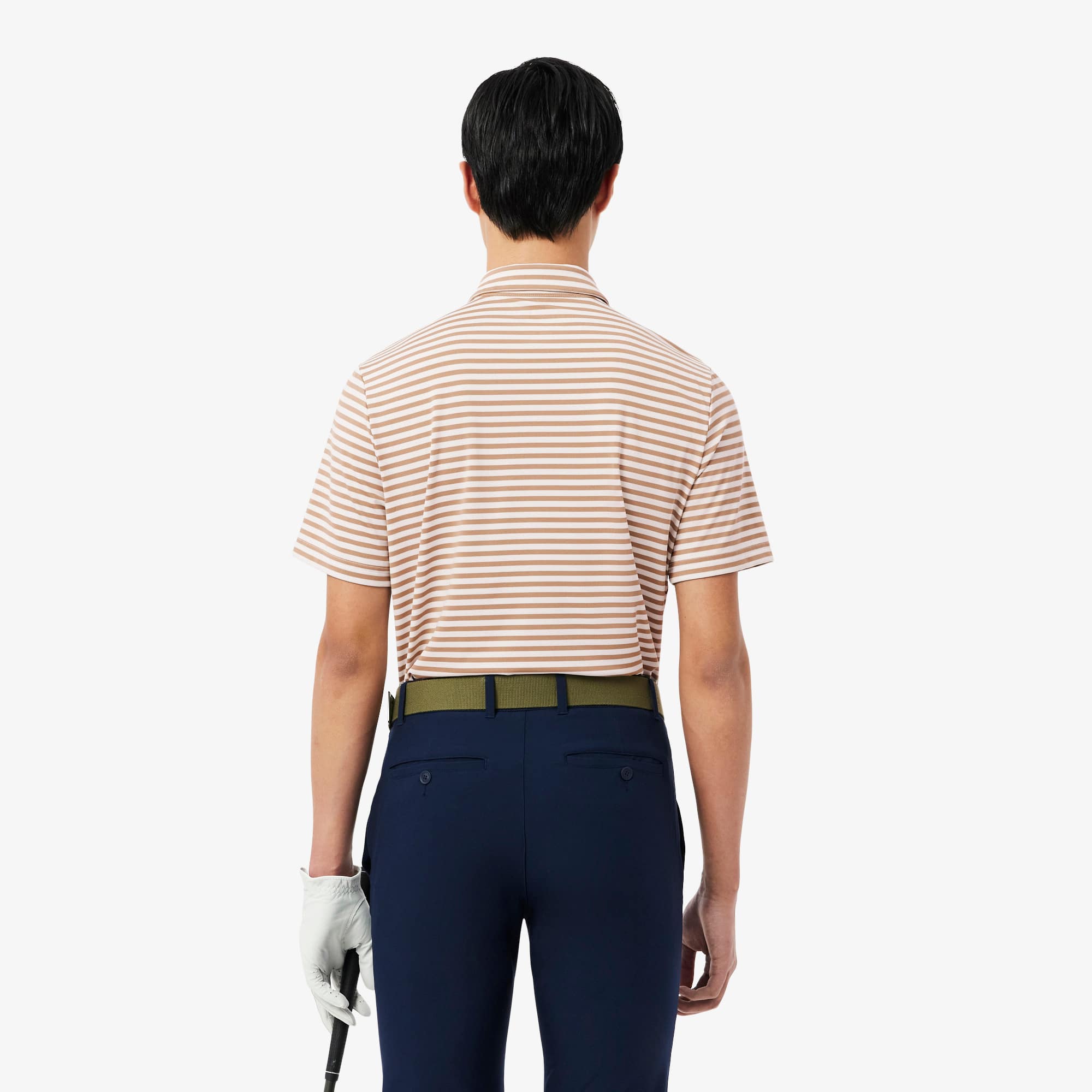 Regular Fit Ultra Dry Striped Golf Polo