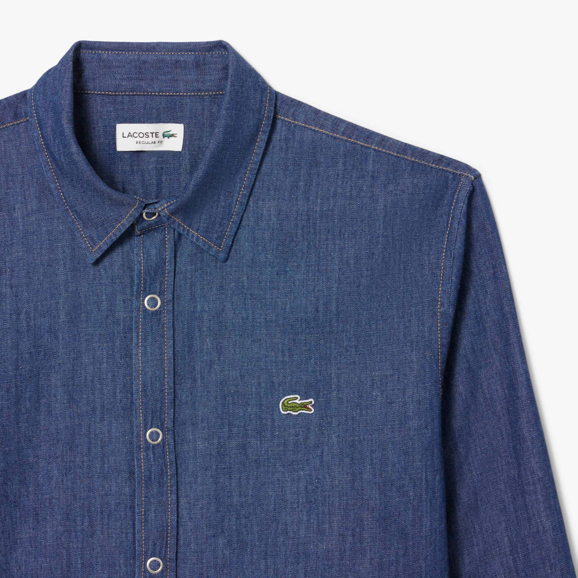 Men's Regular Fit Lightweight Denim Shirt