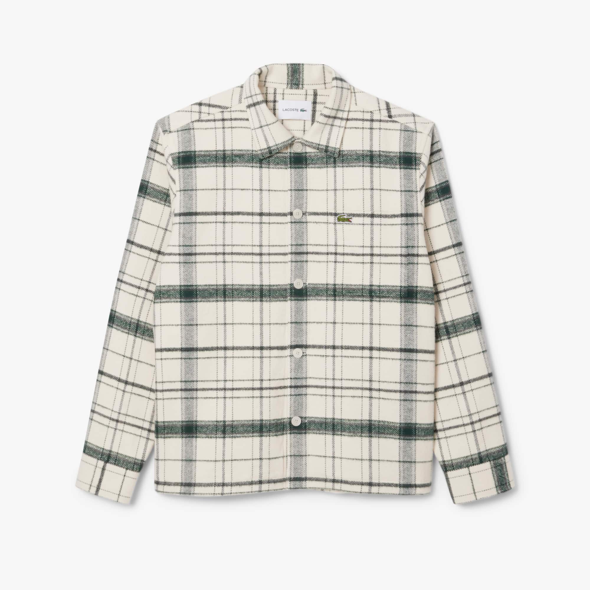 Men's Cotton Plaid Overshirt - Button Down Shirts - New In 2026