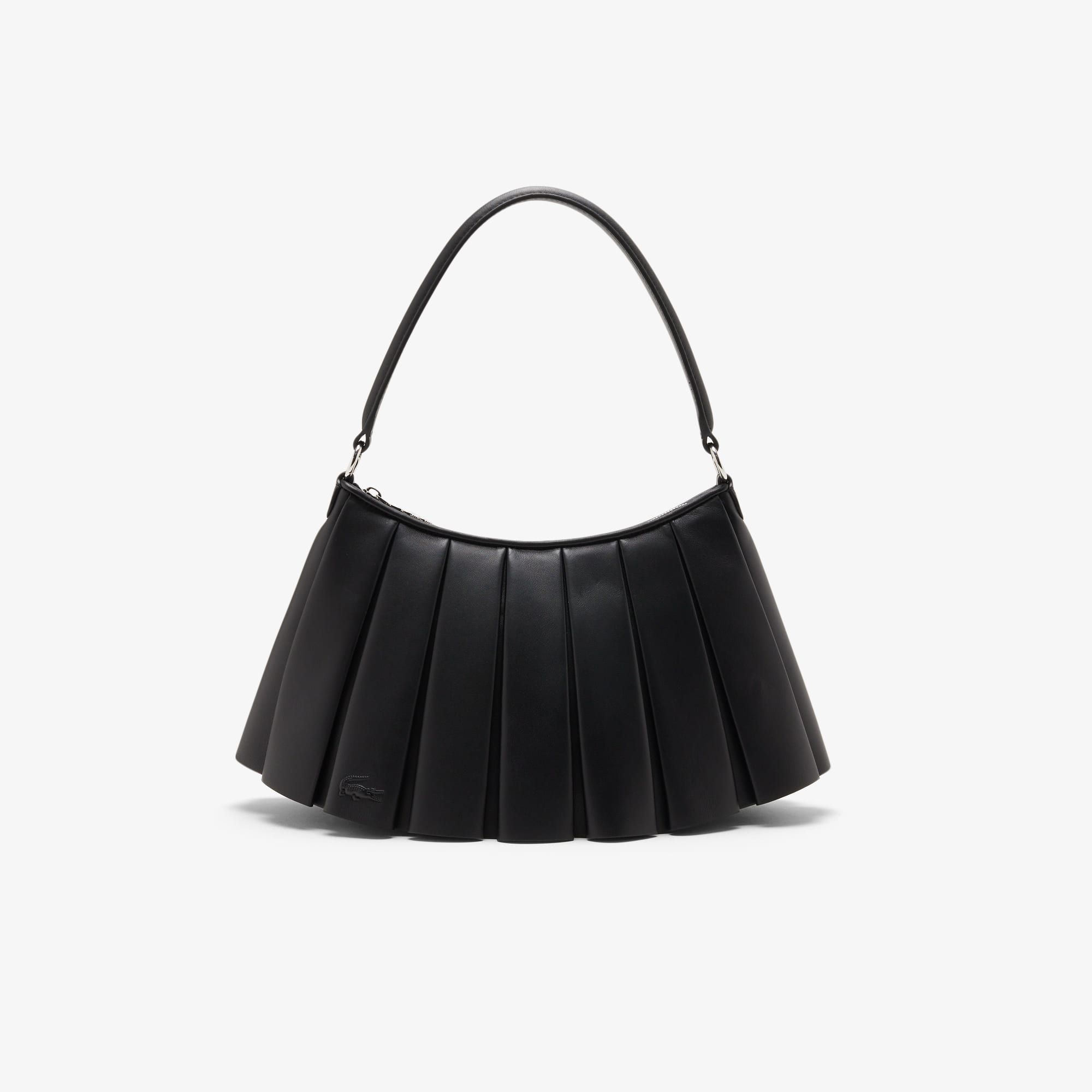 Lacoste Women's Medium Runway Lenglen Leather Bag - One Size In Black