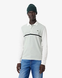 Classic Fit Striped Piqu&eacute; Polo Shirt