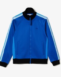 Women&rsquo;s Loose Fit Logo Stripe Zip-Up Sweatshirt