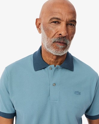 Men's Classic Fit Ombré Print L.12.12 Polo