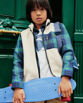 Boys' Sleeveless Sherpa Fleece Vest