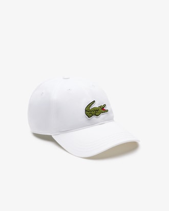 Unisex Crocodile Badge Cotton Twill Cap