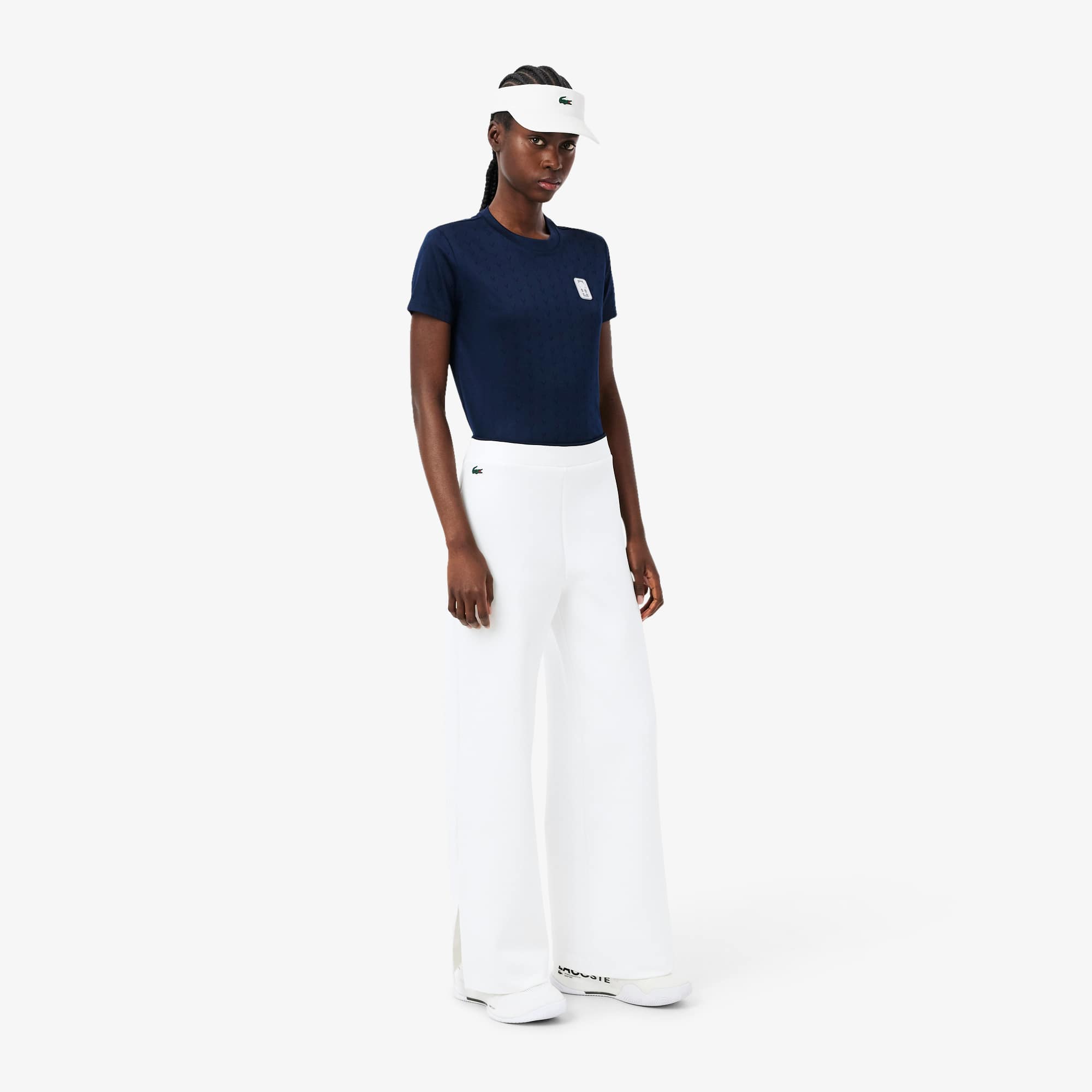 Lacoste Tennis Heritage Sweatpants - 40 In White