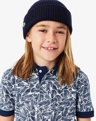 Crocodile Print Piqu&eacute; Polo Shirt