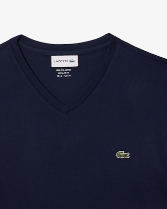 Men's Lightweight Pima Cotton V-Neck T-Shirt