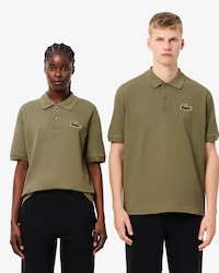 Unisex Loose Fit L.12.12 Piqué Badge Polo