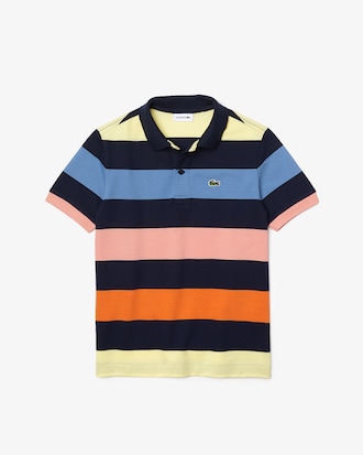 Kids&rsquo; Striped Cotton Piqu&eacute; Regular Fit Polo