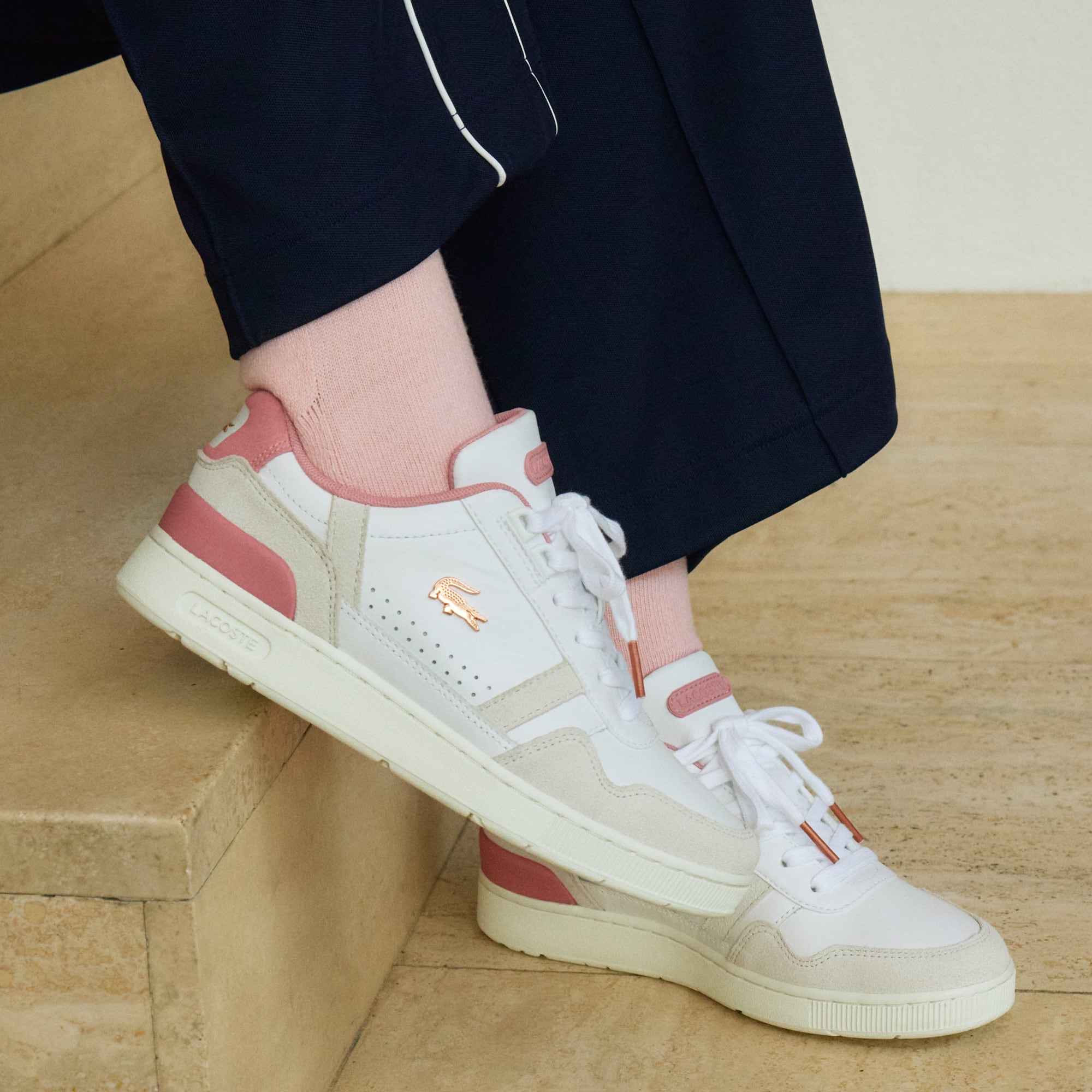 楽天市場】ラコステ スニーカー レディース LACOSTE POWERCOURT