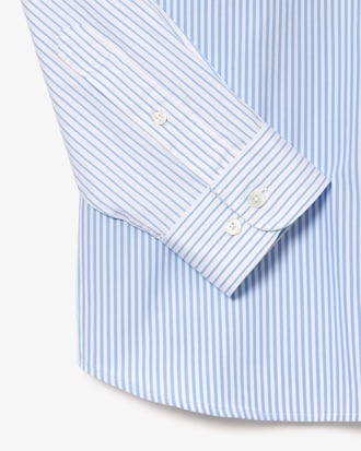 Camisa de rayas unisex con gran cocodrilo de algodón