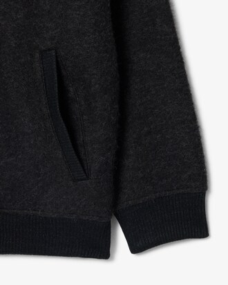 C&aacute;rdigan Oversized de Lana Afieltrada
