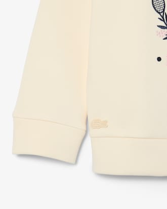 Embroidered Badge Neoprene Sweatshirt