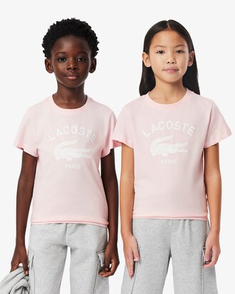 Kids' Signature Print Cotton T-Shirt