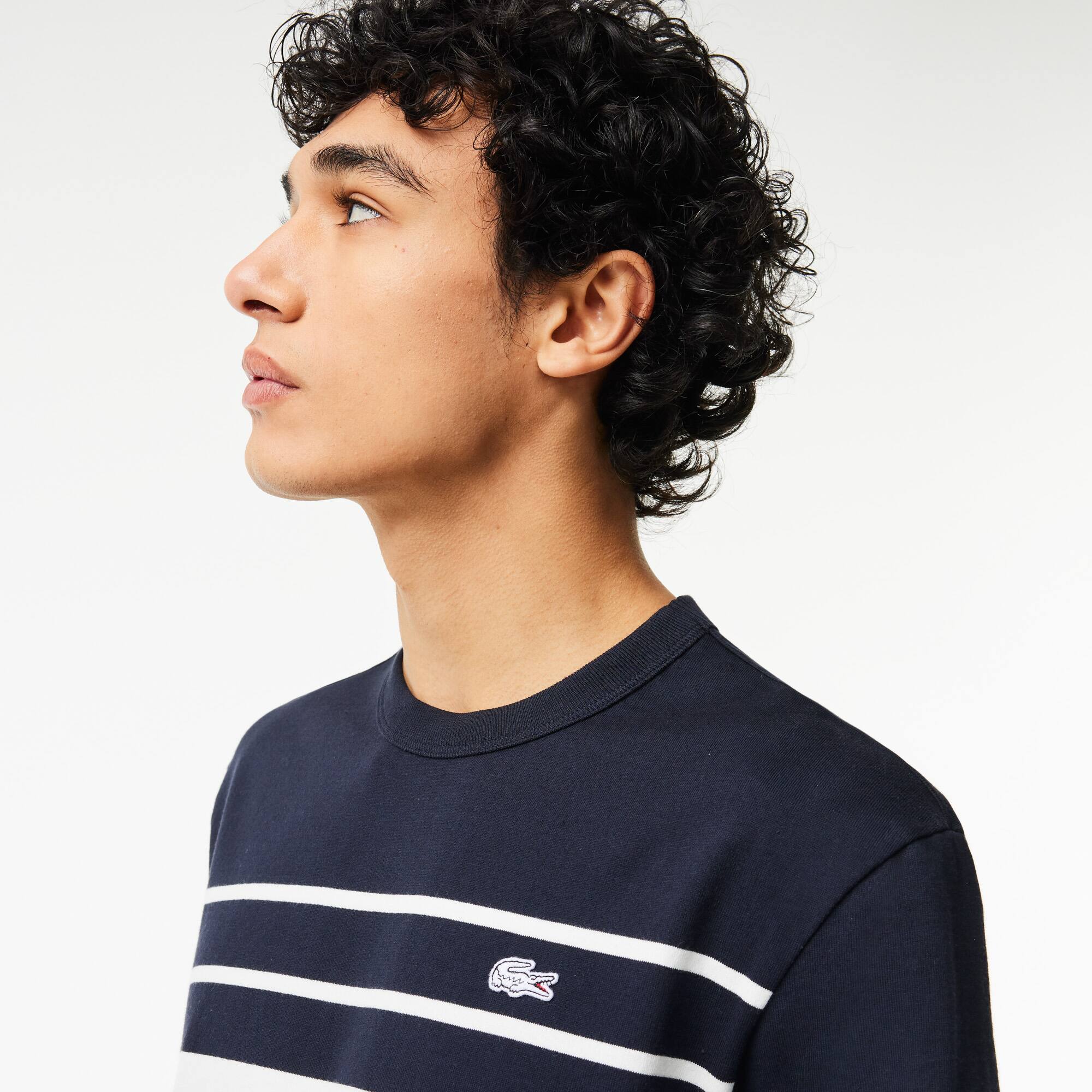 Men's Made In France Striped Heavy Cotton T-Shirt - T-shirts