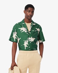 Men's Relaxed Fit Ren&eacute; Lacoste Print Shirt