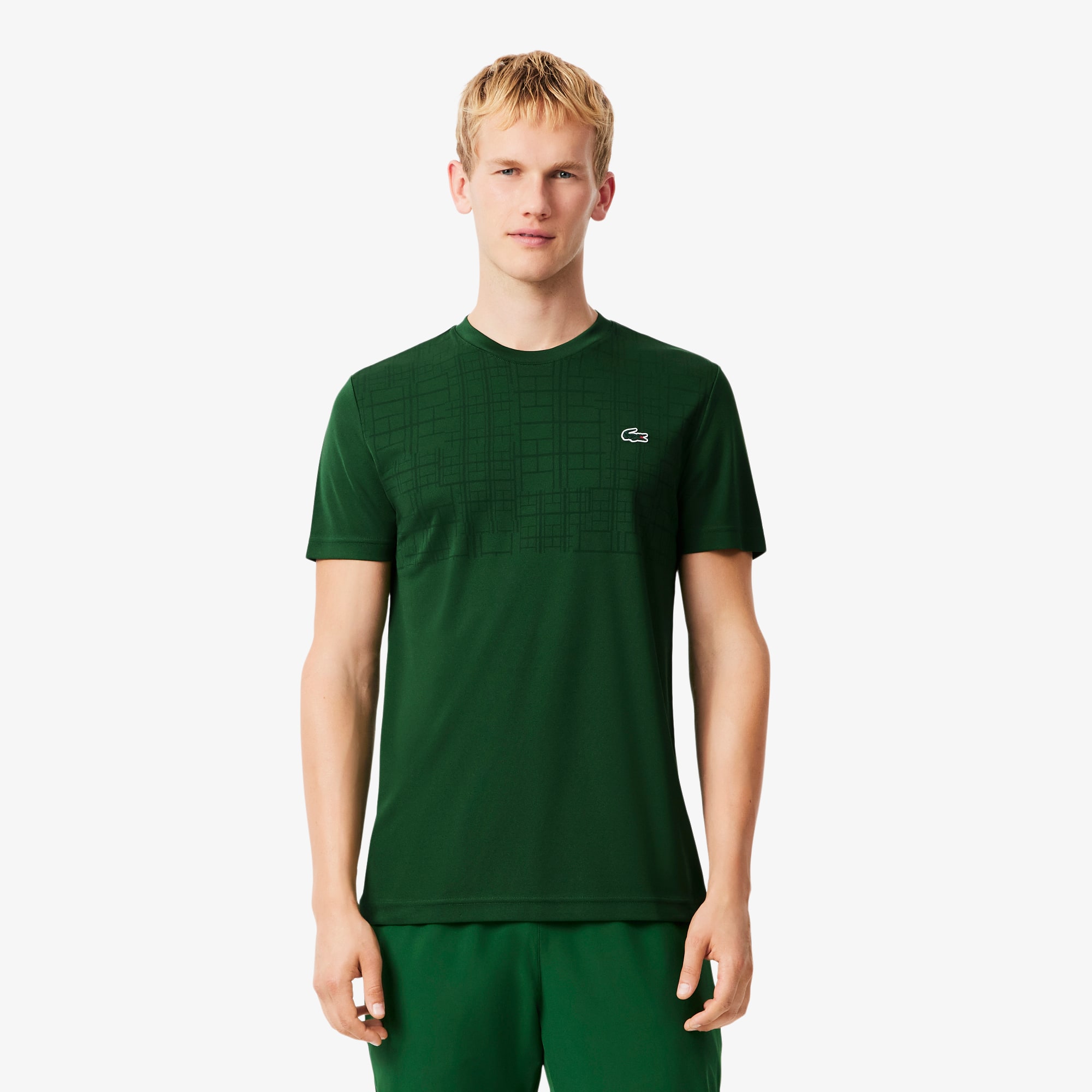 Lacoste Men's  Tennis X Novak Djokovic T-shirt - Xl - 6 In Green