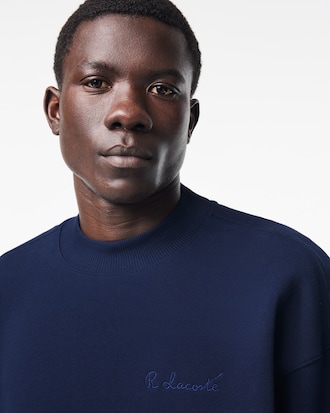 Men's Oversized Piqué Sweatshirt