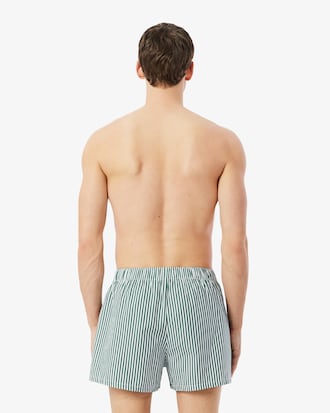 3-Pack Striped Cotton Poplin Boxers