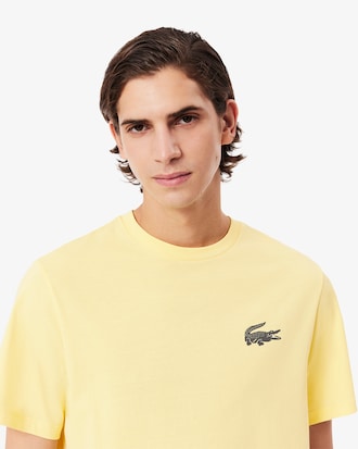 Men's Crocodile Print Cotton Undershirt