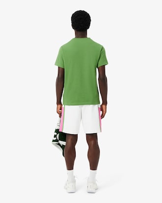Men's Lightweight Colorblock Stripe Tennis Shorts