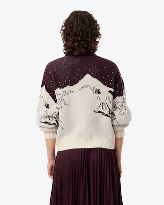Archive Edition Jacquard Roll Neck Striped Sweater