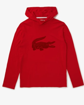 Men's Hooded Long Sleeve Lounge T-Shirt