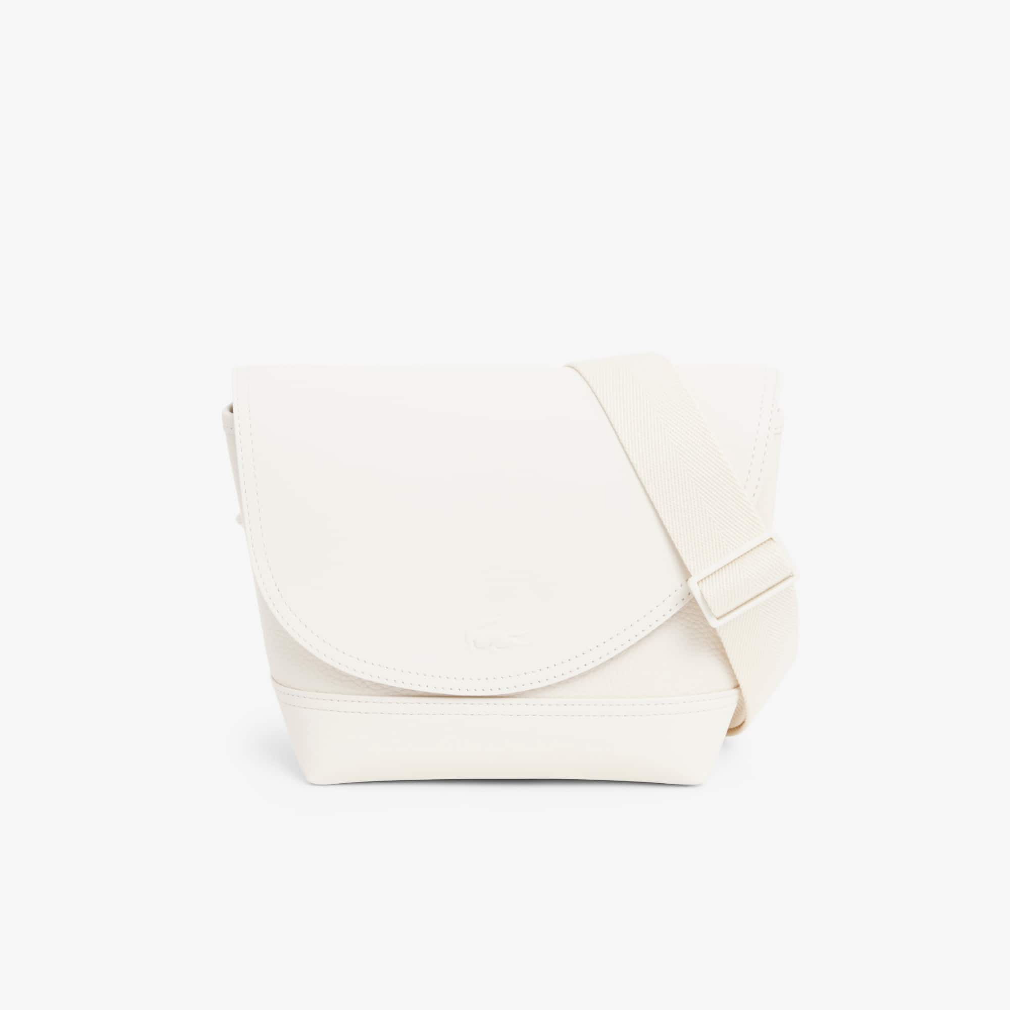 Lacoste Small Club Messenger Bag - One Size In White