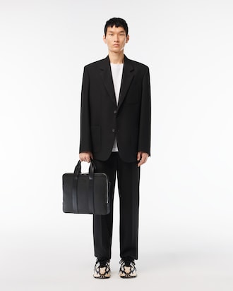 Chantaco Piqué Leather Computer Bag