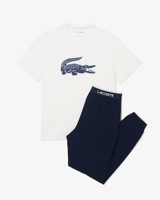 Men's Printed Jersey Pajama Set