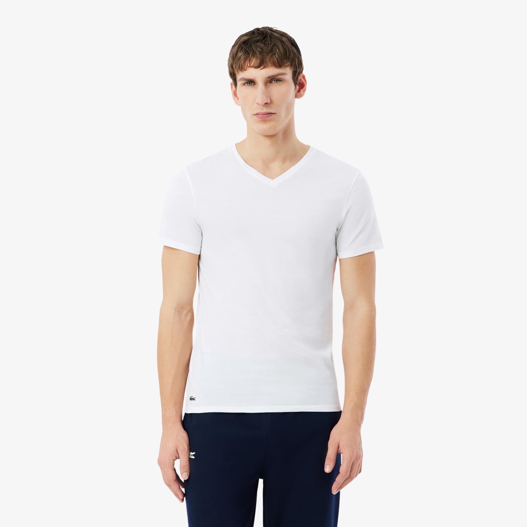 Men's 3-Pack Slim Fit Undershirts - T-shirts - New In 2026 | Lacoste