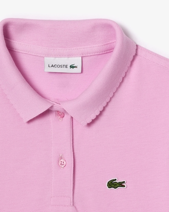 Polo Mini de Petit Piqu&eacute; con Cuello Ondulado para Ni&ntilde;os