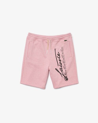 Men's Signature Print Cotton Fleece Shorts