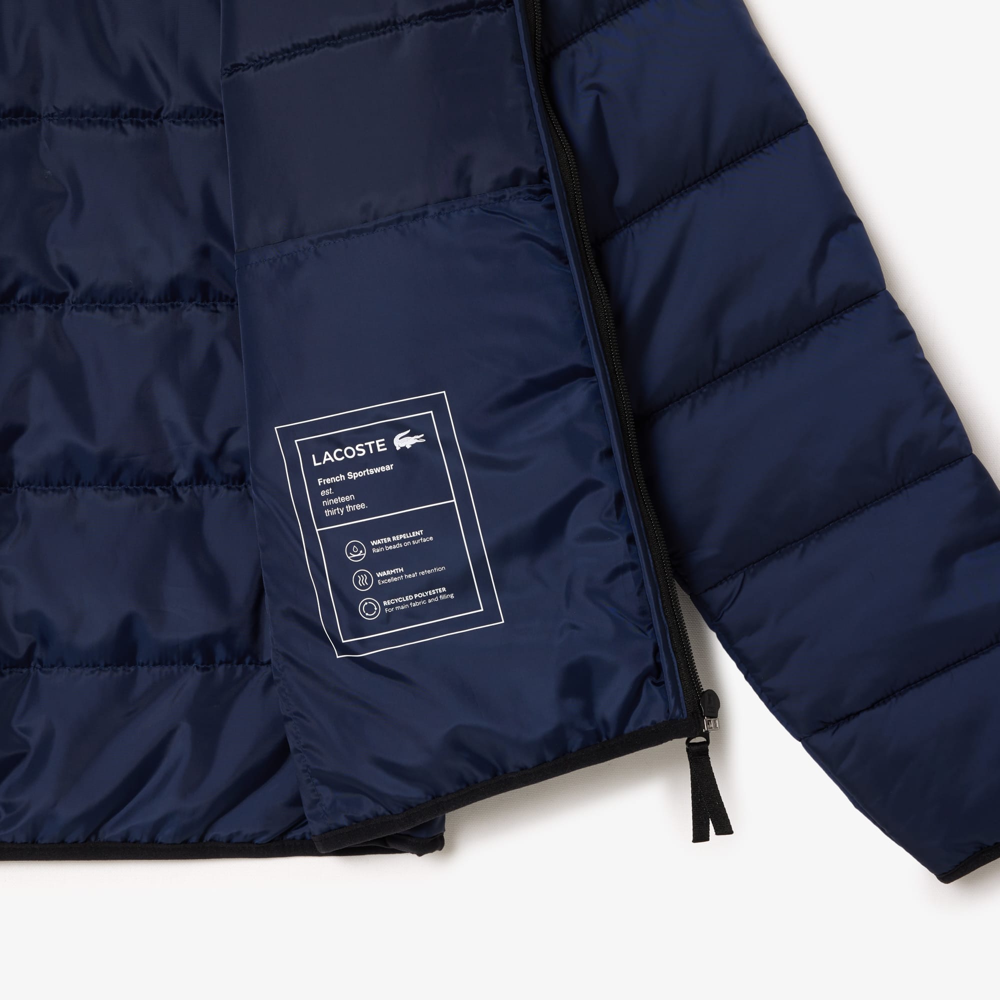 Men's Water-Repellent Quilted Puffer Jacket - Jackets