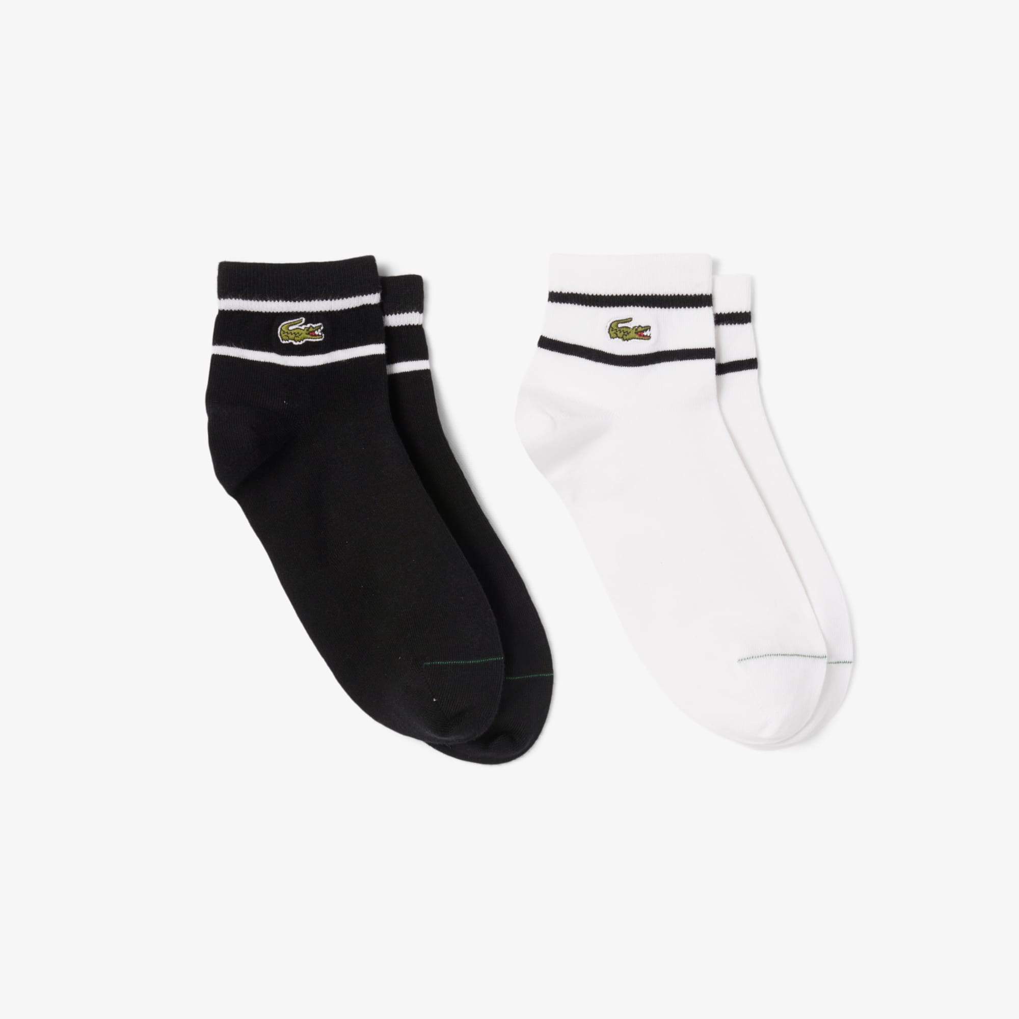 Lacoste Unisex 2-Pack Striped Socks