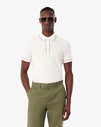 Men's Regular Fit Paris Stretch Piqu&eacute; Polo