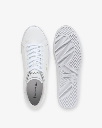 Men's Powercourt Graphic Leather Sneakers