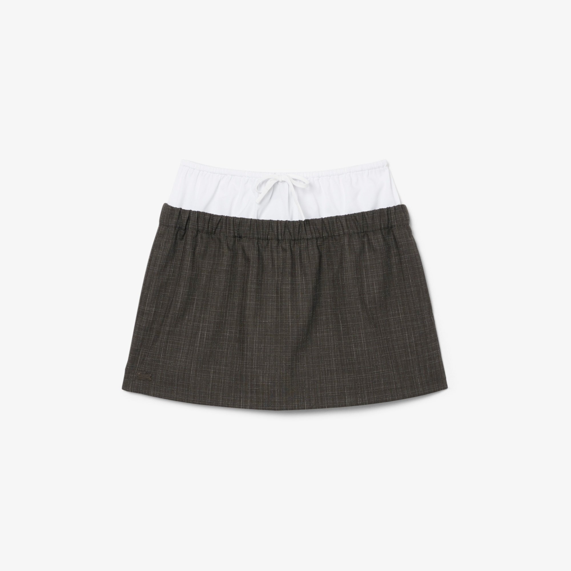 Runway Wool Mix Mini Skirt