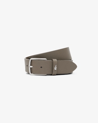 Grained Leather Belt