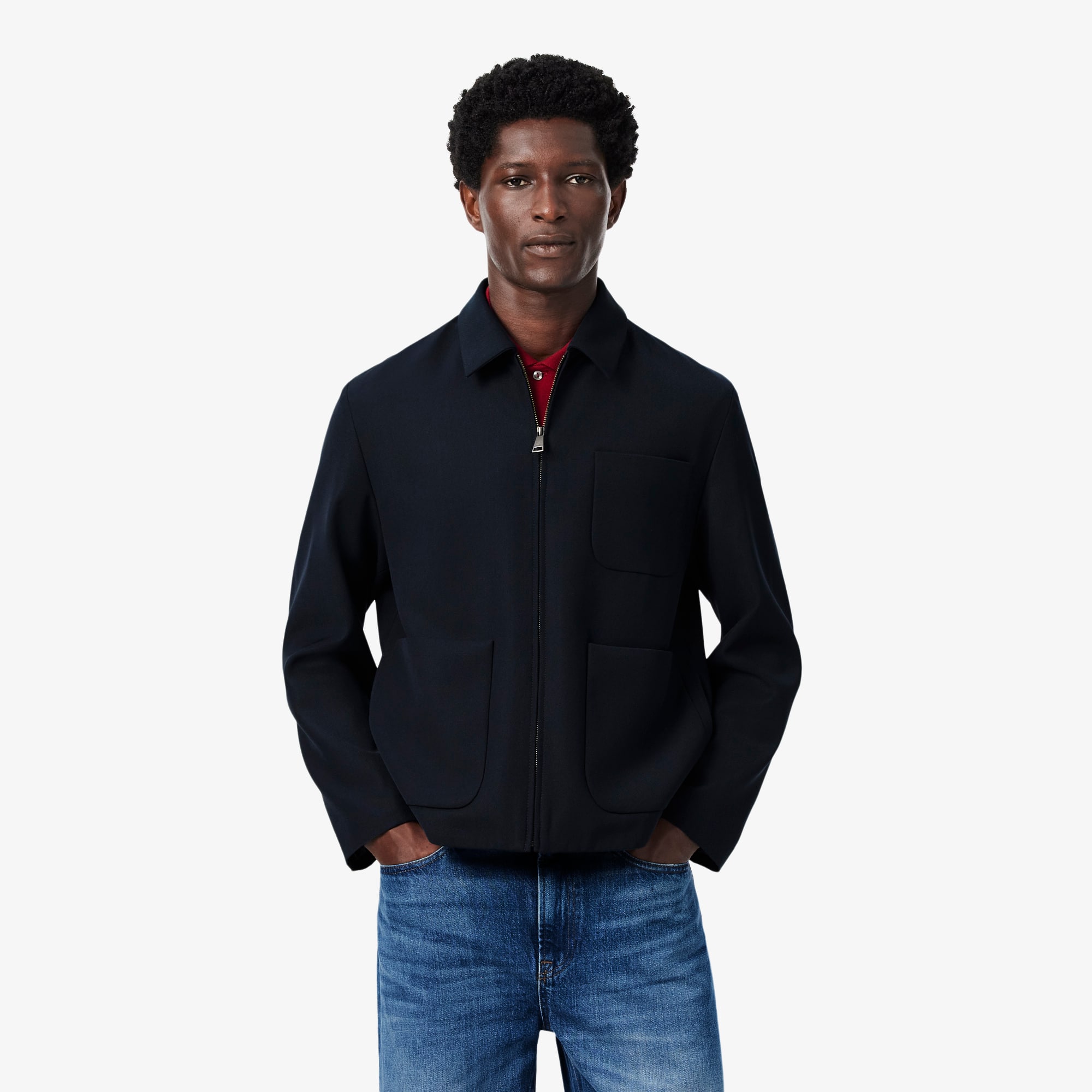 Wool blend Twill Jacket - Jackets & Coats - New In 2026 | Lacoste