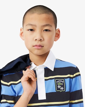 Striped Rugby Polo