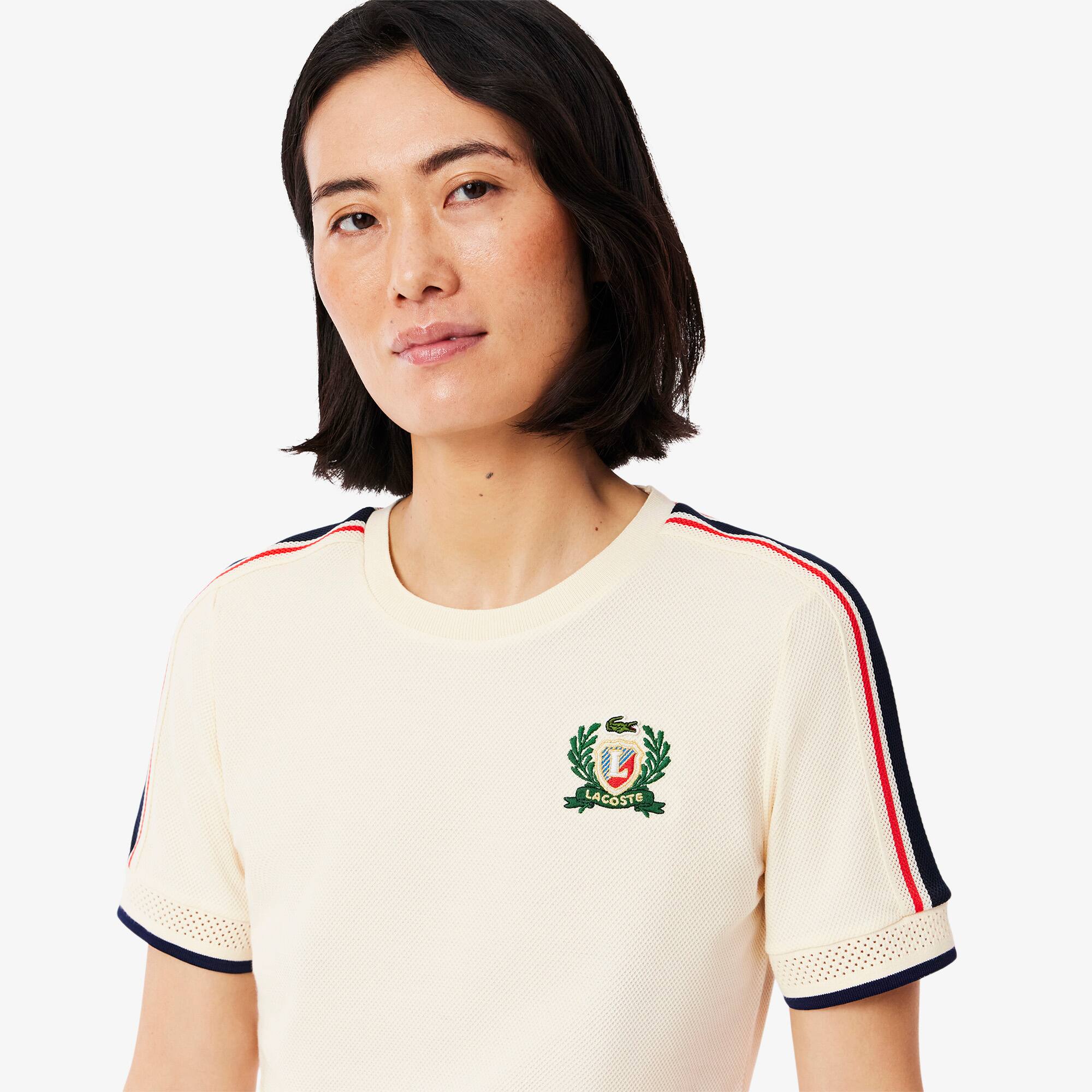 Women's Made In France Textured Piqué T-Shirt - Women's Collection