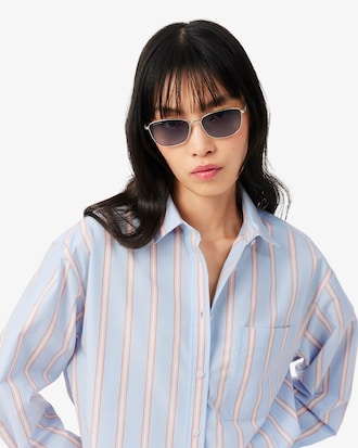 Chemise oversize popeline de coton