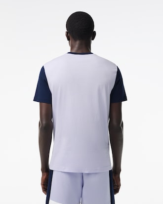 Men's Regular Fit Cotton Colorblock T-Shirt