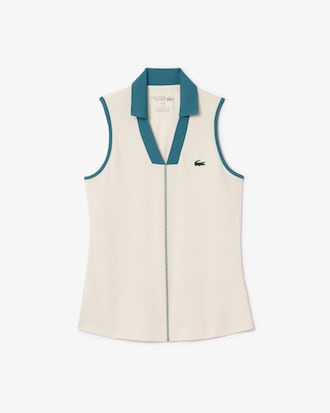Women's Slim Fit Ultra Dry Sleeveless Tennis Polo