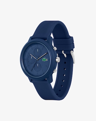 Men's Lacoste.12.12 Chrono Watch Blue Silicone